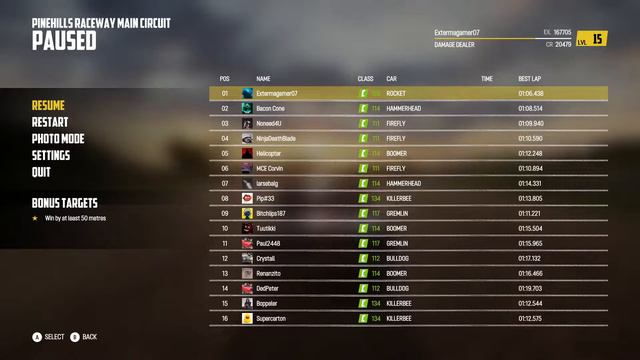Wreckfest Stream music playing