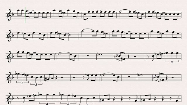 Mancini Theme from Peter Gunn C Flute Violin Backing Track and Sheet Music