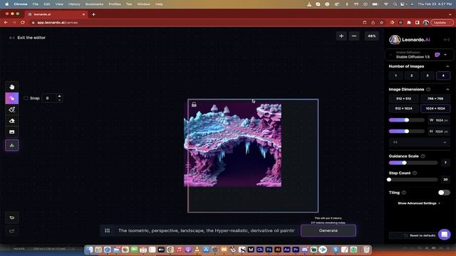 Leonardo AI - How To Expand Your Artwork With The AI Canvas Editor - Quick Tutorial