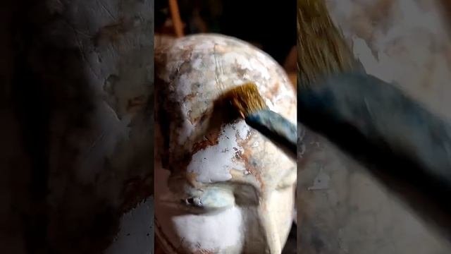 Имитация мрамора из штукатурки и бронзы. Рабочий процесс создания Венеры
