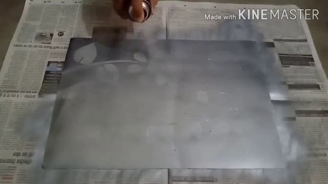 Beautiful Flower Painting Using Silver Spray Paint  Manya Sharma - Arts