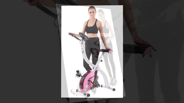 PLENY Foldable Upright Stationary Exercise Bike | Today's Deals