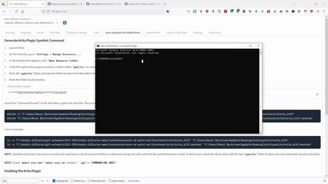 How to Install Krita extension for Stable Diffusion (auto-sd-paint-ext) Automatic1111 WebUI