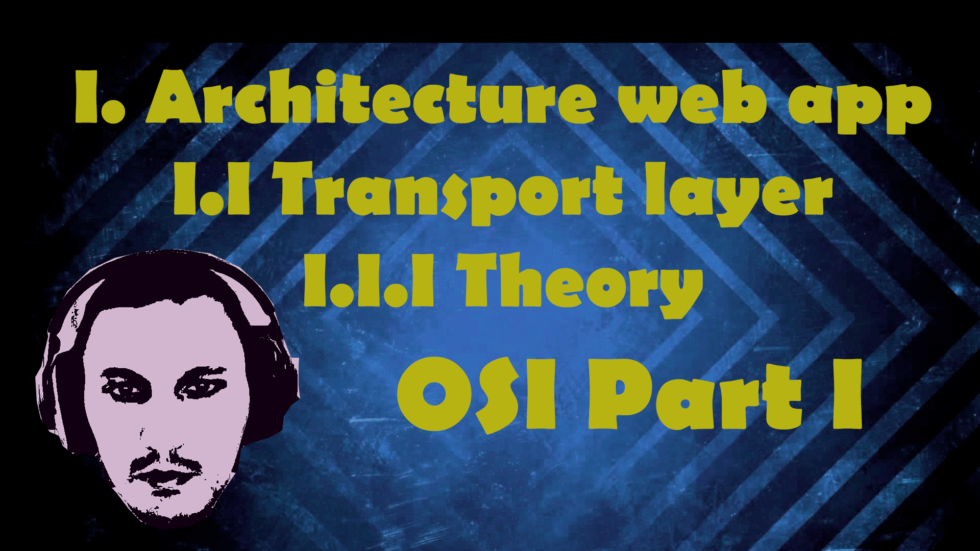I. Architecture web app I.I Transport layer I.I.I Theory - OSI Part I