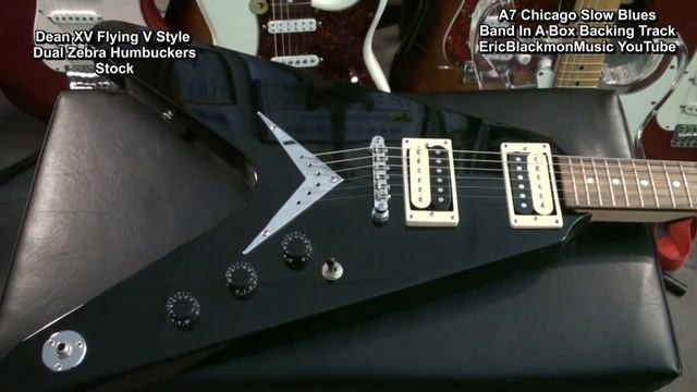 A7 12 Bar CHICAGO SLOW  EASY BLUES Backing Track Band In A Box EricBlackmonGuitar
