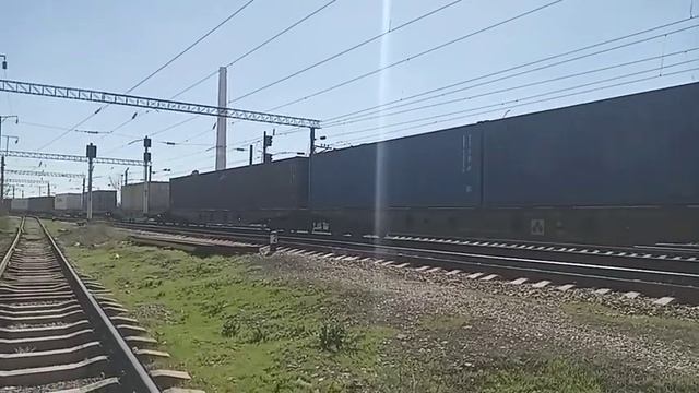 Проследование на сортировочной станции  пассажирских и грузовых поездов
