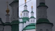 Реконструируемая Спасская церковь, Тюмень, Ленина 43, апрель 2024