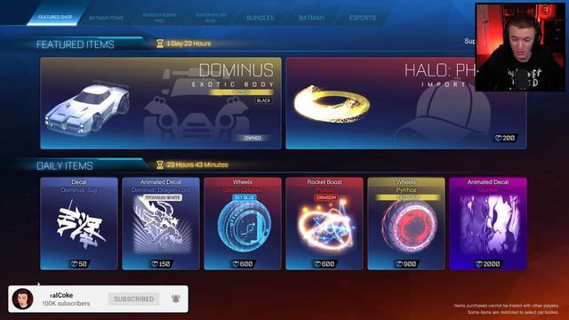 *NEW* HALO: PHASED IN THE ROCKET LEAGUE ITEM SHOP!