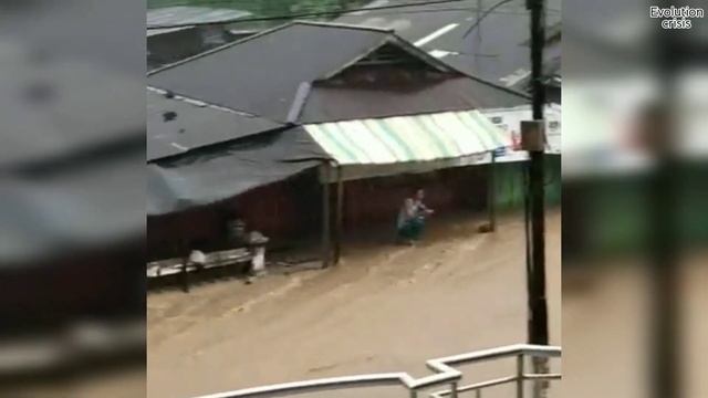 Indonesia is underwater now! Flooding hit Manado city after heavy rain