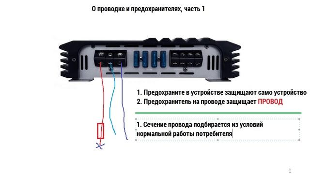 Проводка и предохранители, часть 1