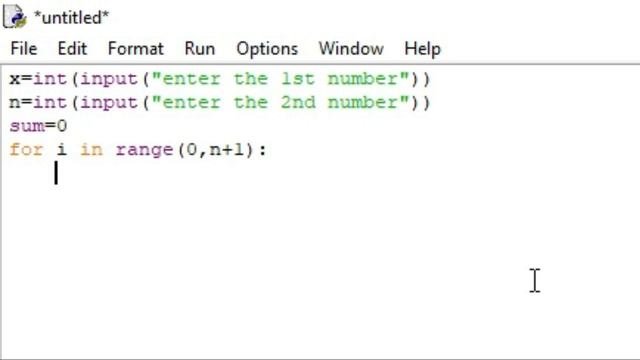 sum of the series question in python with for loop MR.ProgHammer.