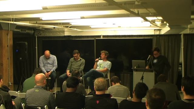 "Kubernetes from the beginning" with Craig McLuckie, Joe Beda and Brendan Burns
