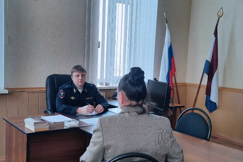 Министр внутренних дел по Республике Мордовия Юрий Поляков провел прием граждан