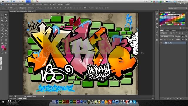 Graffiti en Photoshop Próximamente....