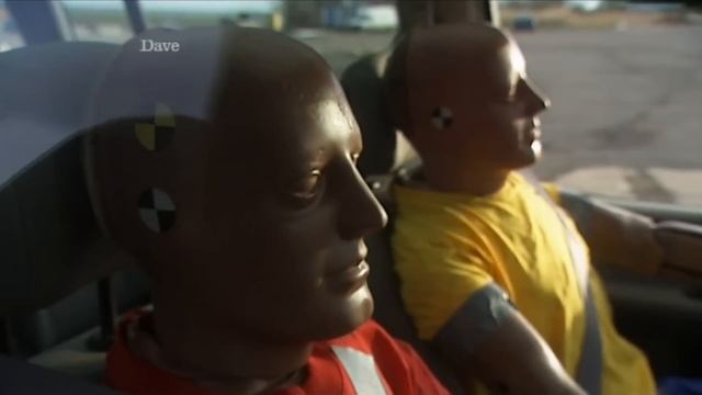 Краш тест Renault Espace IV 2002 vs Renault Espace II 1991