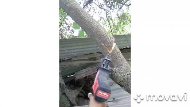 milwaukee M18 hackzall review and tree pruning