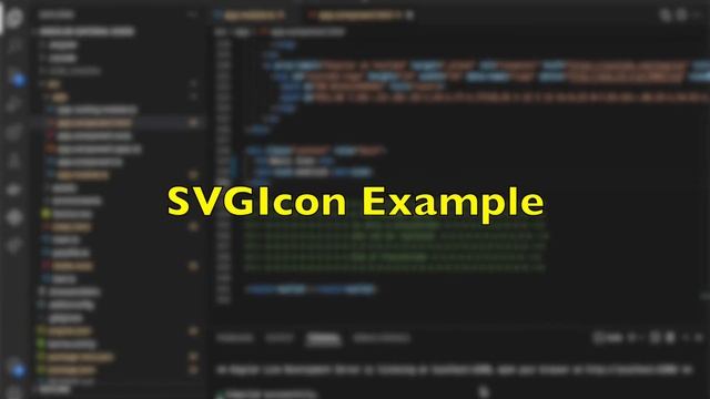 Angular Material Icon mat-icon Example