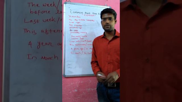 Past Tense, Time Expression