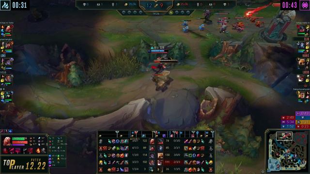 GrandMaster Top Vladimir Build Night Harvester Summon Aery - LOL KR 12.22