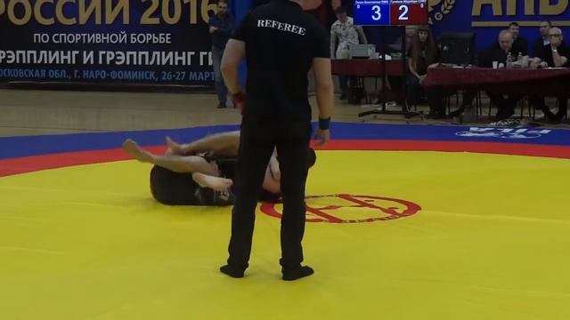 ЧР по Грепплингу Но Ги 2016  92 кг 1 4 финала Гусейнов Абдулбари   Лукин Константин