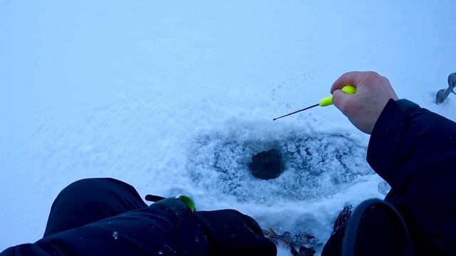 Ловля окуня на Ладоге. Ловля окуня на блесну со льда.