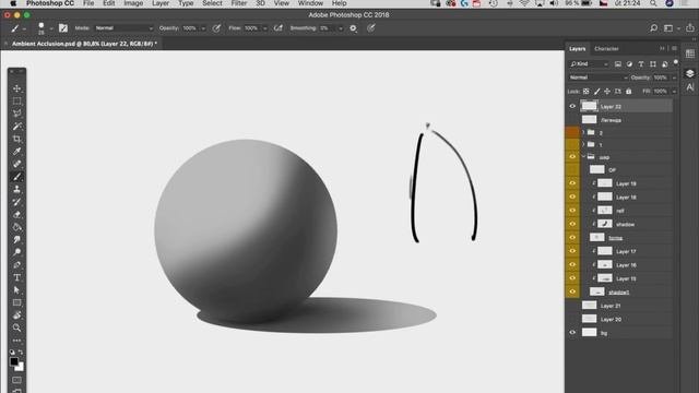 Как рисовать тени (Ambient Occlusion)