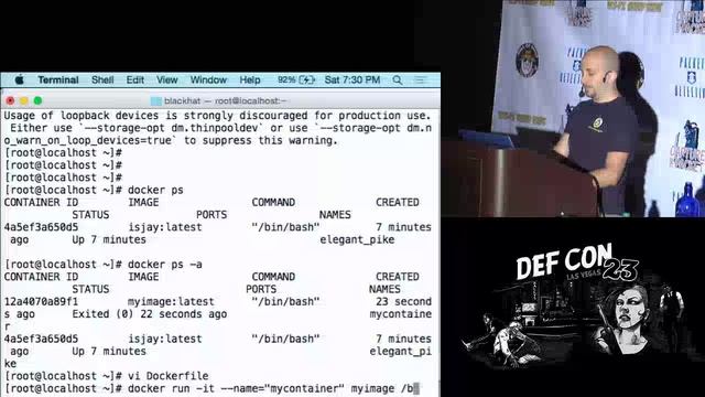 DEF CON 23 - Packet Hacking Village - How to use Linux Containers for Security (Docker)
