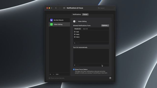 How To Use Focus Mode in MacOS 12 Monterey
