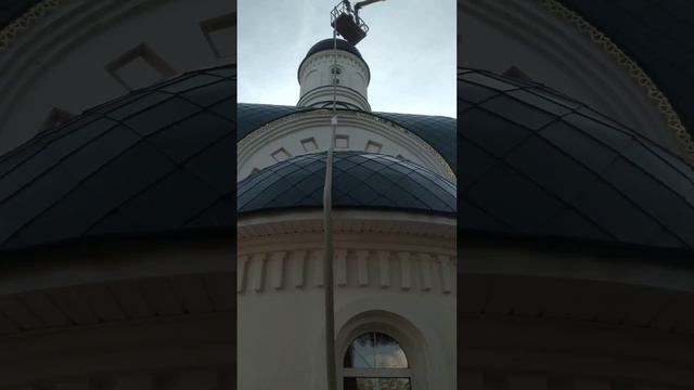 Утепление купола церкви эковатой