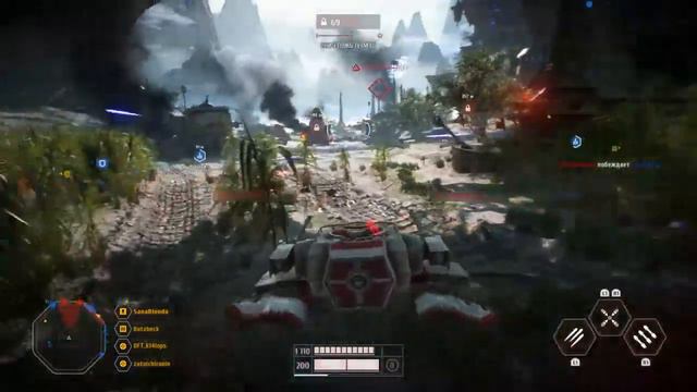 Star Wars Battlefront 2! Тупая амёба наехала на меня!
