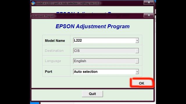 Epson L222 L220 L132 L130 L366 L365 L362 L310 L312 сброс памперса adjustment