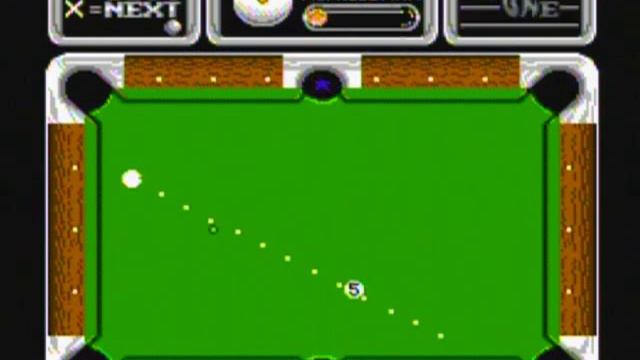 Side Pocket - NES Gameplay