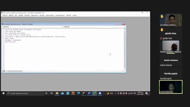 11va Encuentro Sincrónica de Excel Avanzado Ciddi 2021 11 29 18 03 23 9 10