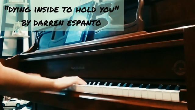Dying Inside to Hold You by Darren Espanto (Original by Timmy Thomas) - Piano Cover by Oreo Camus