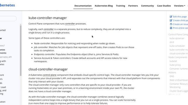 Kubernetes - Control Plane Components