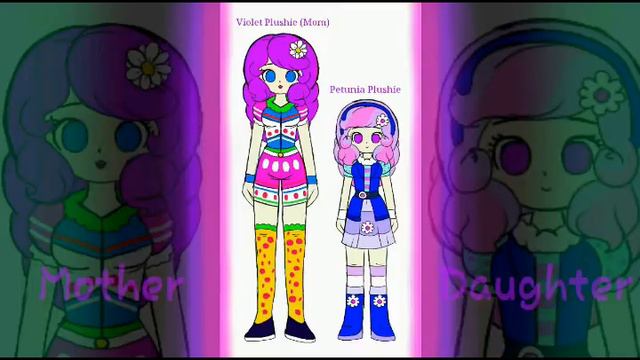 ♥*New Image Of Mother × Daughter*♥ Violet & Petunia Plushie (2019)