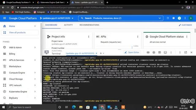 TRACK 1 | Quest 1 | LAB 4 | Kubernetes Engine : Qwik Start | Full Explanation + solution in Hindi |