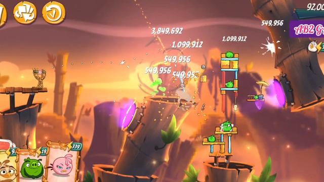 Angry Birds 2 (CVC)  - 18-12-2022 - AB2 Gamers - 10 Rooms Cleared #clanvsclan #Ab2Gamers #ab2