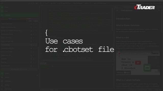 How to Work With .cbotset Files