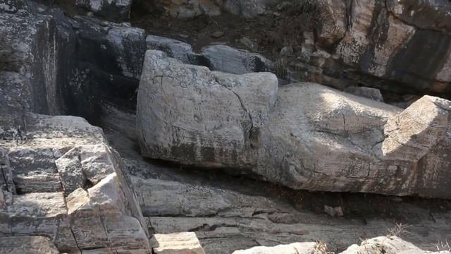 Greek Island NAXOS: Unfinished Ancient Marble Statue (7th Century BC) #travel #greekislands