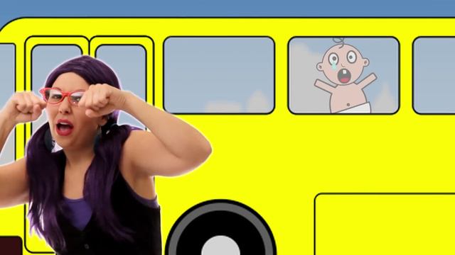 Wheels on the Bus Nursery Rhyme Song on Tea Time with Tayla