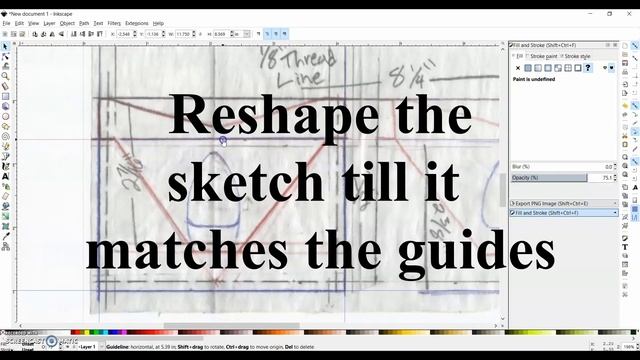 How to make a Leather Template for Bifold Wallet (Guide from sketch to PDF)