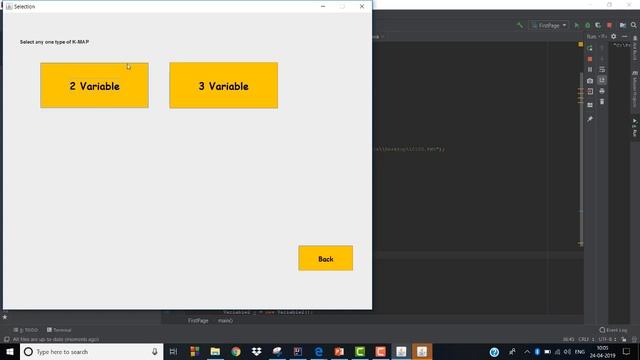 K Map (2 & 3 Variable) using JAVA