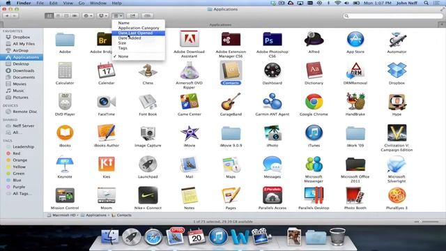 Using the Finder App on a Mac