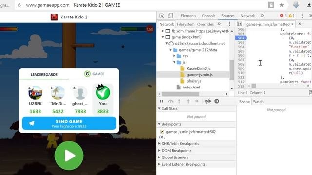 Karate Kido 2 hacking