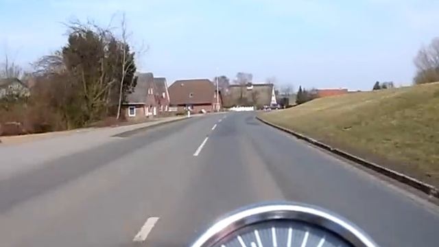 Ausfahrt zum Lüheanleger mit der VZ 800