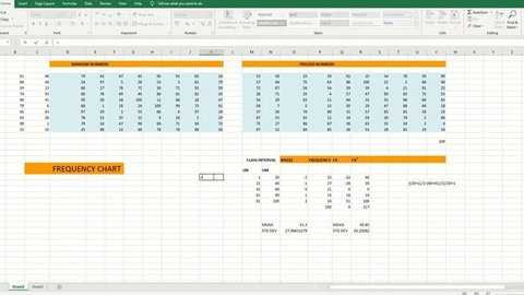 FREQUENCY DISTRIBUTION ON MS EXCEL COMPUTER APPLICATION IN BUSINESS by CS Renu Yadav