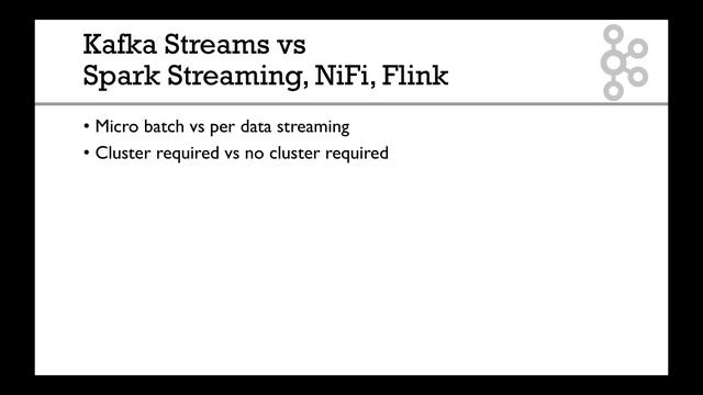 The different Streams Processing