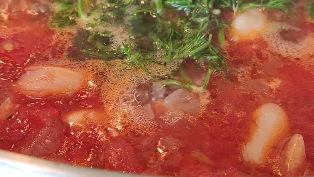 Лоббио из белой фасоли. Вкусно. Еда для тех кто следит за фигурой.