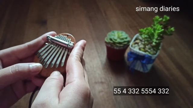 ABC Song 8 keys kalimba cover with tabs in standard tuning